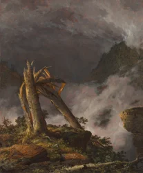 Frederic Edwin Church / Storm in de bergen, 1847.