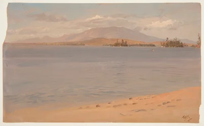 Mount Katahdin vanaf Lake Millinocket