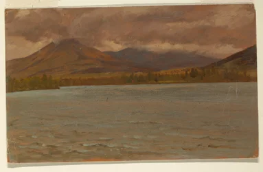 Mt. Katahdin vanaf Lake Katahdin