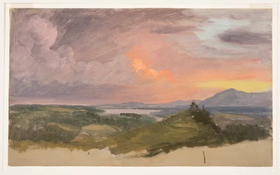 Zonsondergang in de Hudson Valley