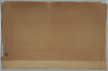 De Chimborazo gezien vanaf Riobamba, Ecuador, 13 juli 1857