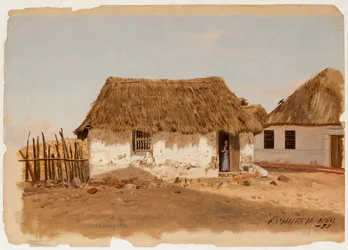 Twee huizen in Barranquilla, Colombia