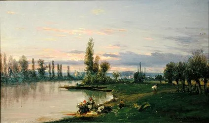 De oever van de Seine