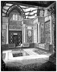 De Arabische hal, ca. 1880-1882