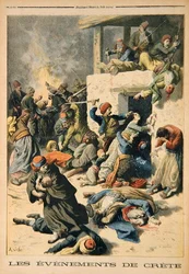 Gebeurtenissen op Kreta, uit "Le Petit Journal", 26 juli 1896