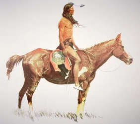 Een Cheyenne dappere