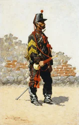 Trompetter van de Cavalerie, 1889
