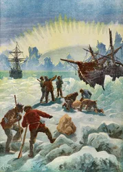 Ontdekking van de overblijfselen van het Noorse schip de rimpeling