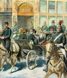 President van de Republiek Casimir Perier keert terug