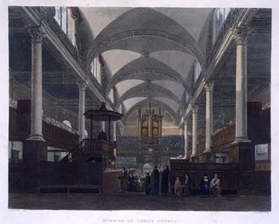 Interieur van Christ Church, uit 