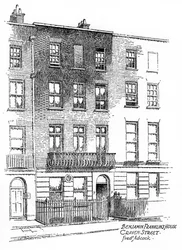 Het huis van Benjamin Franklin, 36 Craven Street, Londen