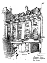James Boswells huis, Great Queen Street, Covent Garden, Londen, 1912