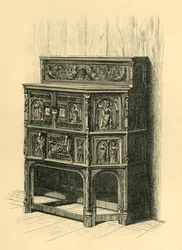 Eiken kabinet, laat 15e eeuw, 1881