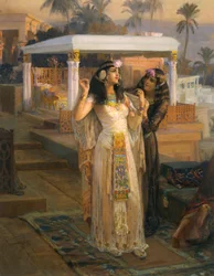 Cleopatra op de terrassen van Philae