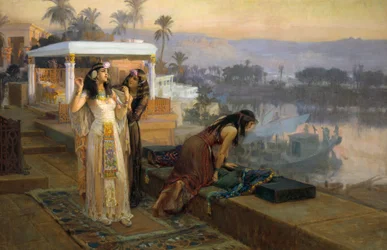 Cleopatra op de terrassen van Philae