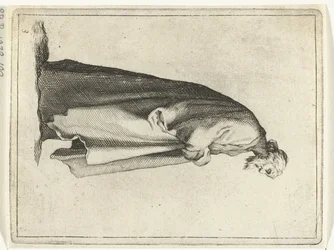 Oude man met lange jas