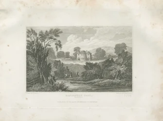 Barlaston Hall: gravure, nd [19e eeuw]