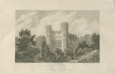 Kasteelkerk - Stafford Kasteel (gravure)