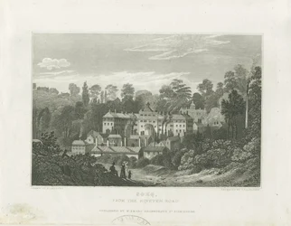 Soho Fabriek vanaf de Ninevah Road (staalgravure)