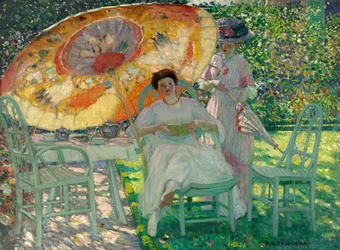 De tuinparasol, ca. 1910