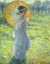 Vrouw met een parasol, ca. 1906