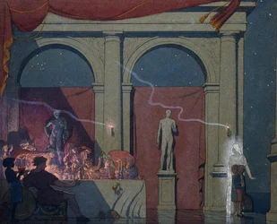 Tyltyl draait de diamant in het Paleis van Luxe, 1911