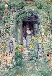 De tuin in zijn glorie, 1892