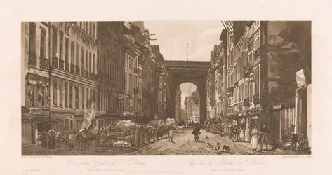 Uitzicht op de Poort van St. Denis