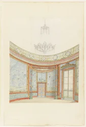 Ontwerp voor de decoratie van de salon van het Koninklijk Paviljoen, Brighton