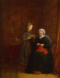 Portret van mevrouw Hearne en haar achternichtje Fanny Sowman