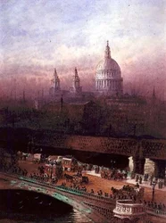 Blackfriars Bridge en St. Paul