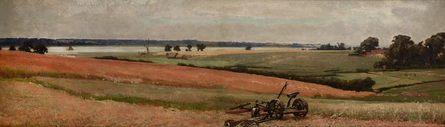 Loading Hay, monding van de Stour (olieverf op paneel)