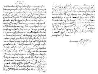 Brief van Charles I, koning van Engeland, aan de hertog van Ormonde, 1645 1865