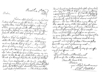 Brief van Robert Burns aan mevrouw Dunlop van Haddington, 1788 1865
