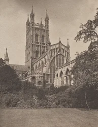 Gloucester Kathedraal vanuit het Zuidoosten