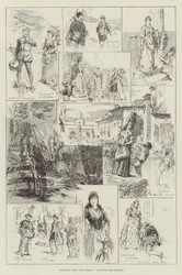 Schetsen van The Armada in Drury-Lane Theatre