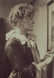 Portretfoto van Ellen Terry door Frederick Hollyer