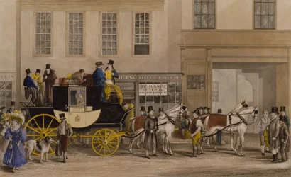 De Blenheim, vertrekkend van het Star Hotel, Oxford