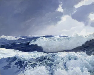 Midden op de oceaan