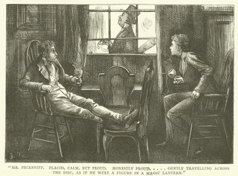 Illustratie voor Martin Chuzzlewit