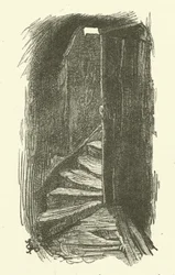 Trappen naar een zolder