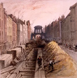 Fleet Street, Londen, 1845