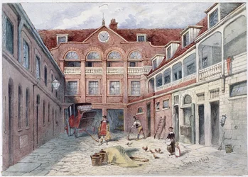 The Blue Boar Inn, Holborn, Londen