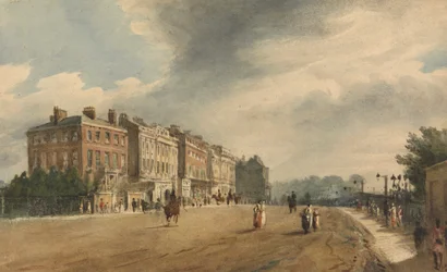 Apsley House en Piccadilly ... vanaf Hyde Park Corner