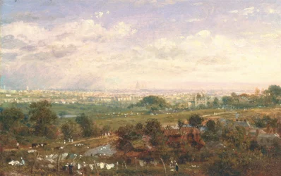 Londen vanuit Islington Hill
