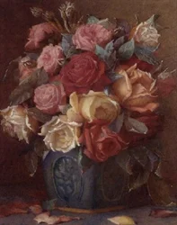 Rozen in een Vaas