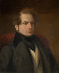 Portret van Samuel Rostill Lines, begin 19e eeuw