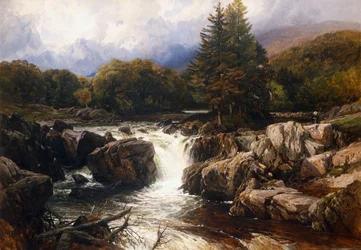 Welsh rivierlandschap