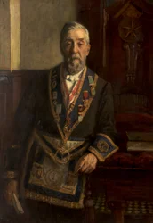 Portret van Henry Lees Hollingworth (Olieverf op doek)