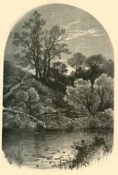Oevers van de Housatonic, bij Pittsfield, 1874